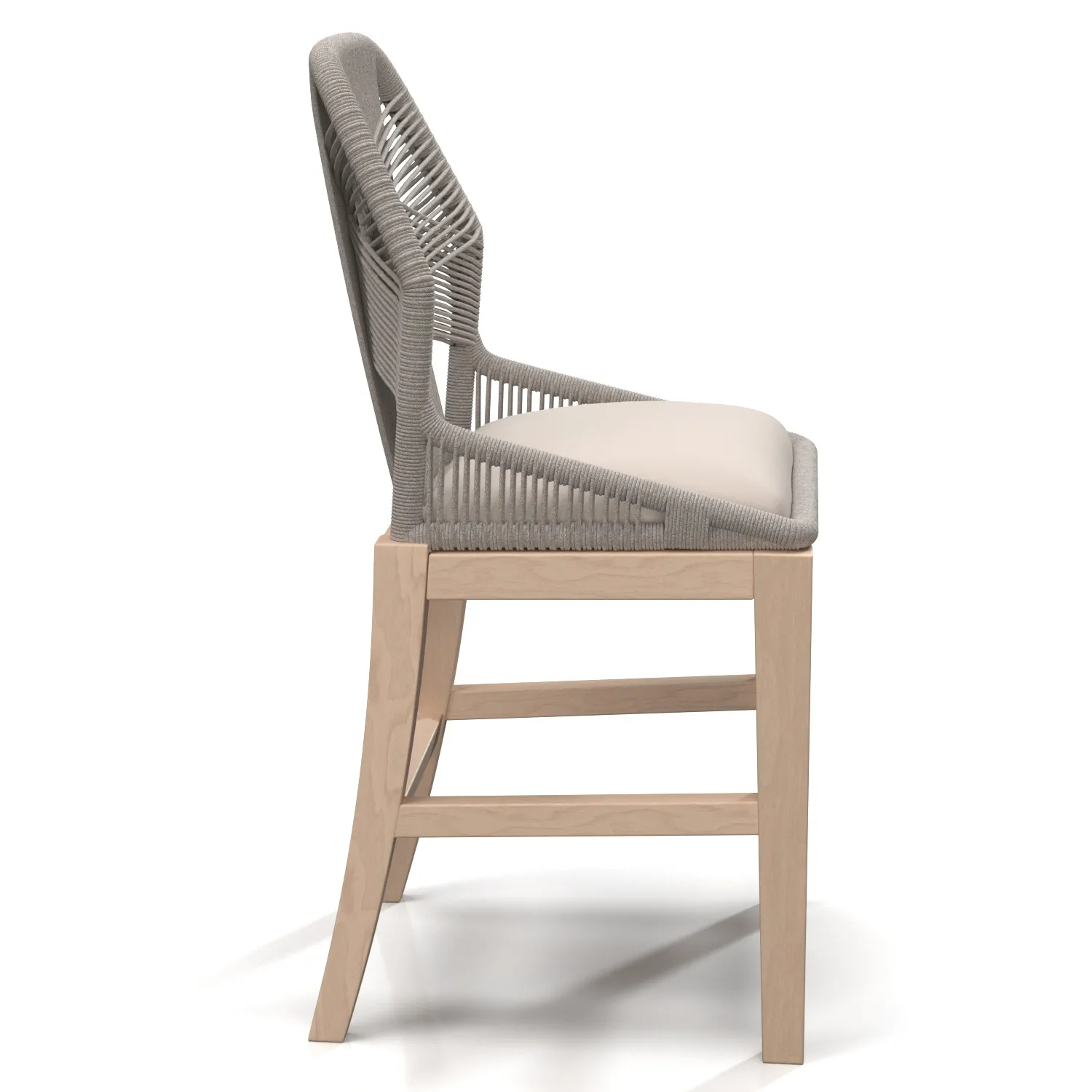 Loom Outdoor Barstool PBR 3D Model_03